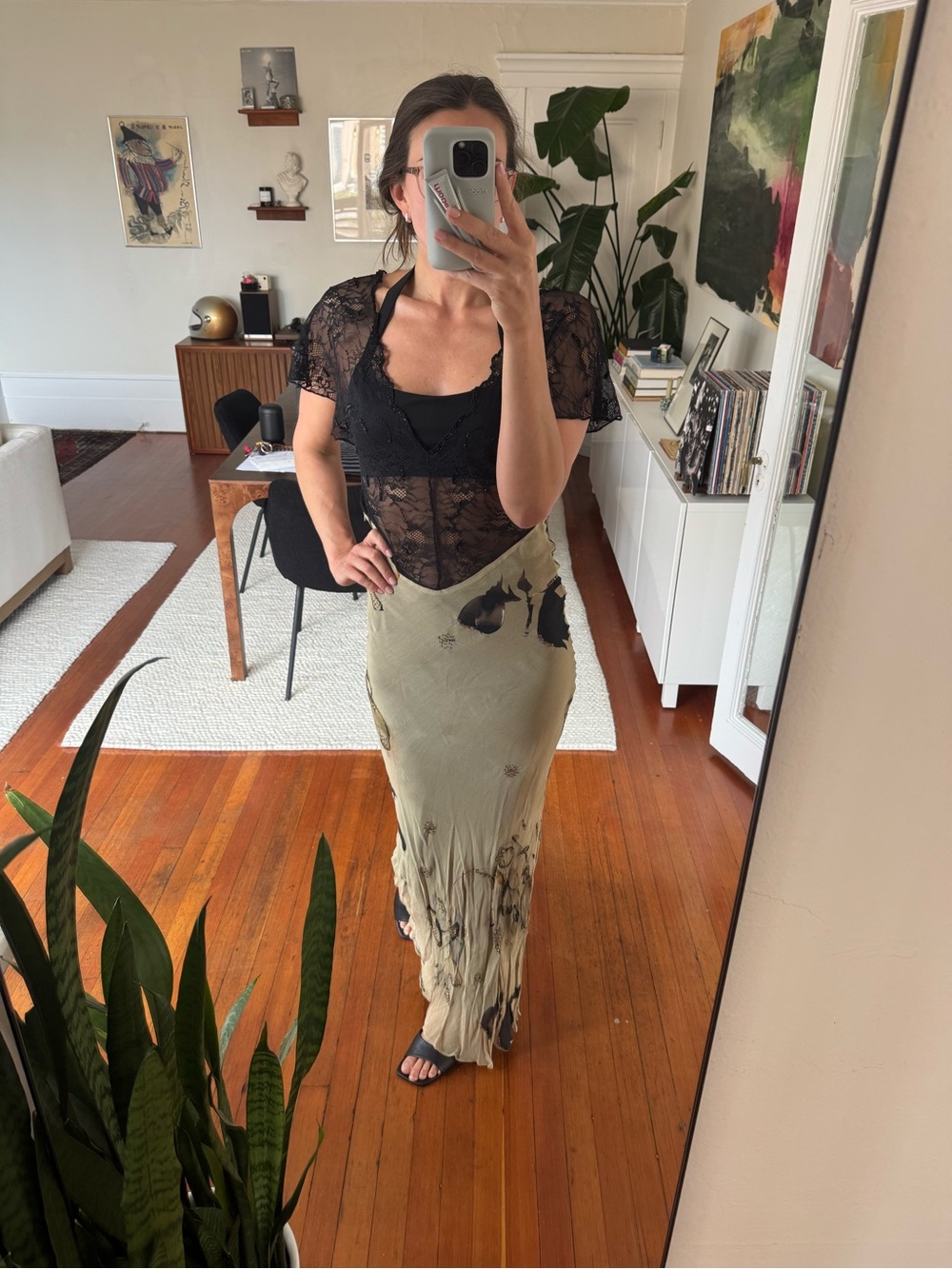 Zara beaded lace dress